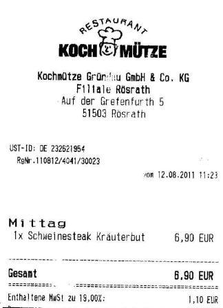 emew Hffner Kochmtze Restaurant